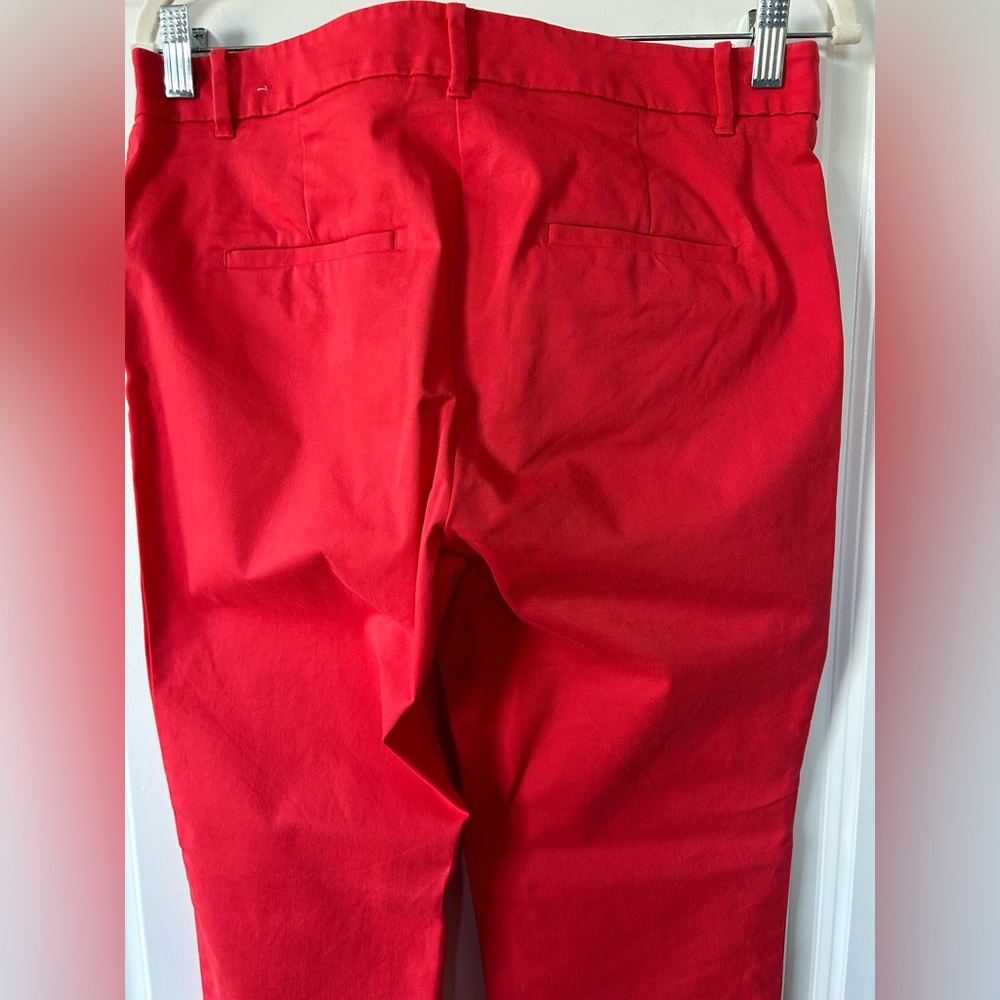 Ann Taylor Women's Red Ankle Pants - Picture 2 of 5